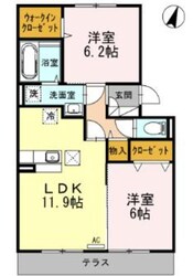 グランレーヴＤの物件間取画像